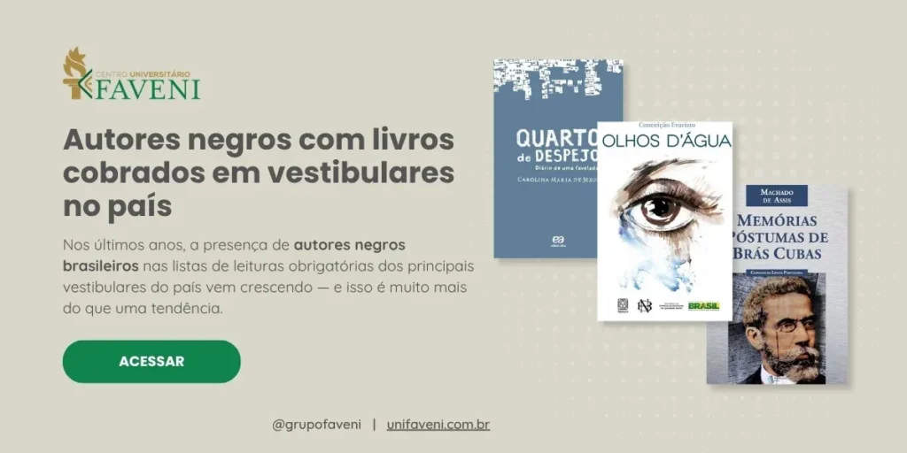 Autores negros com livros cobrados em vestibulares no país