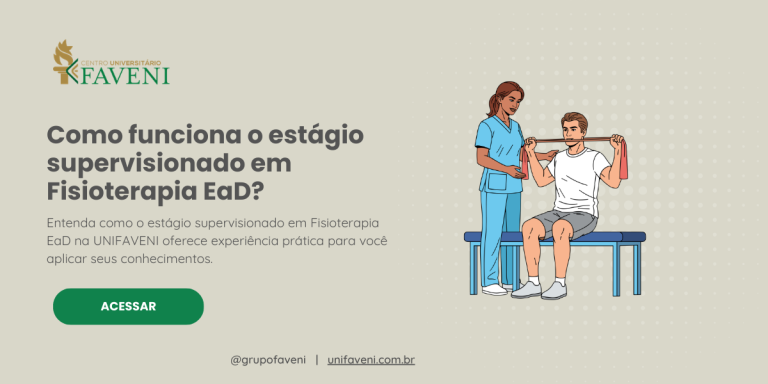 Como funciona o estágio supervisionado em Fisioterapia EaD