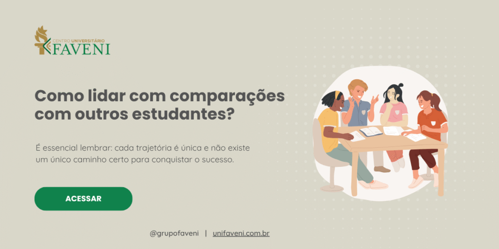 Como lidar com comparações com outros estudantes