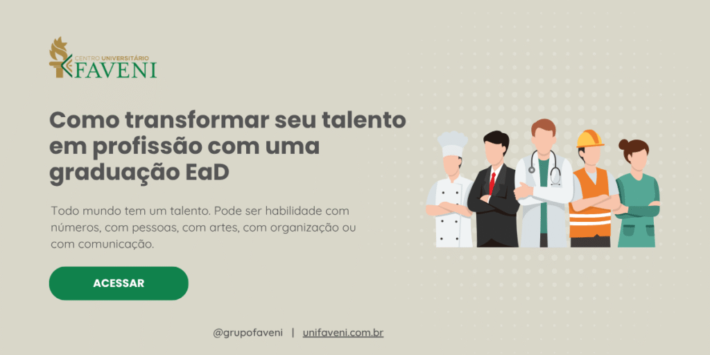 Como transformar seu talento em profissão com uma graduação EaD