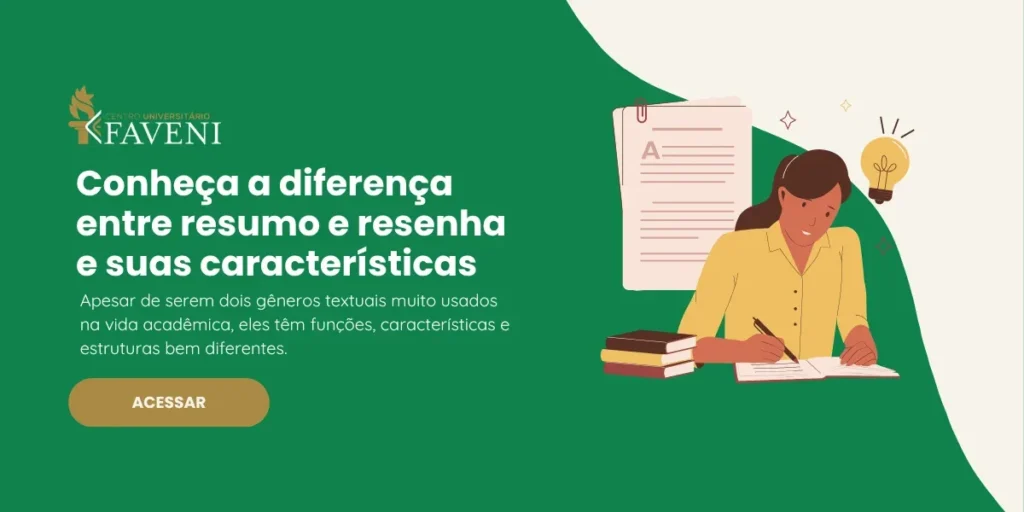 Conheça a diferença entre resumo e resenha e suas características