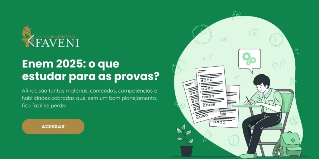 Enem 2025 o que estudar para as provas
