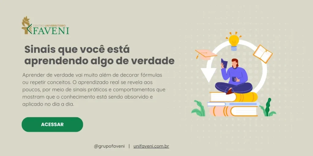 Sinais que você está aprendendo algo de verdade