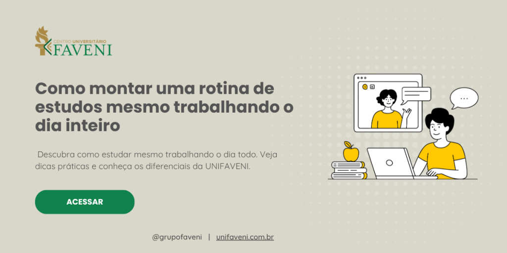 Como montar uma rotina de estudos mesmo trabalhando o dia inteiro