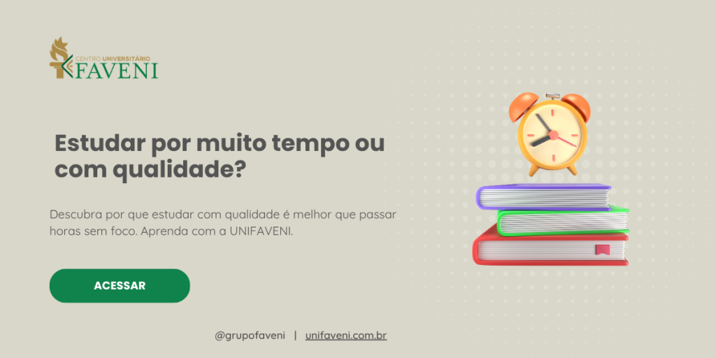 Estudar por muito tempo ou com qualidade