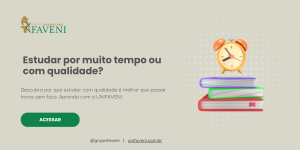 Estudar por muito tempo ou com qualidade