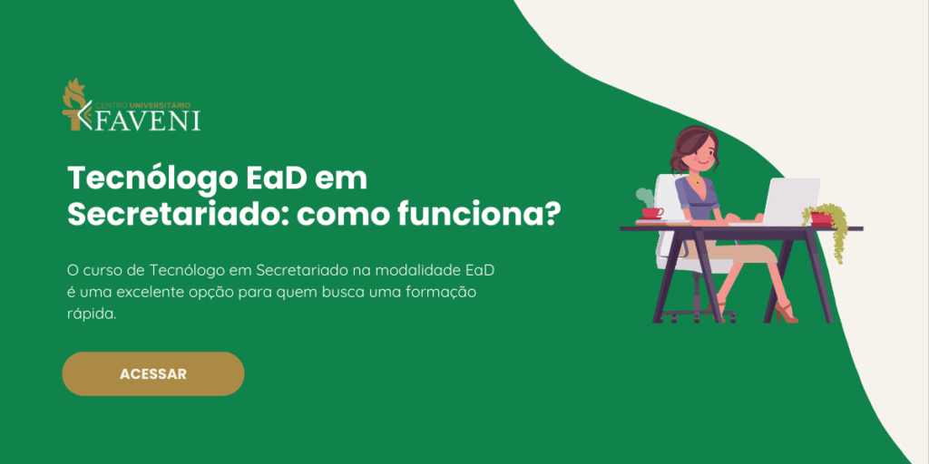 Tecnógo EaD em Secretariado como funciona