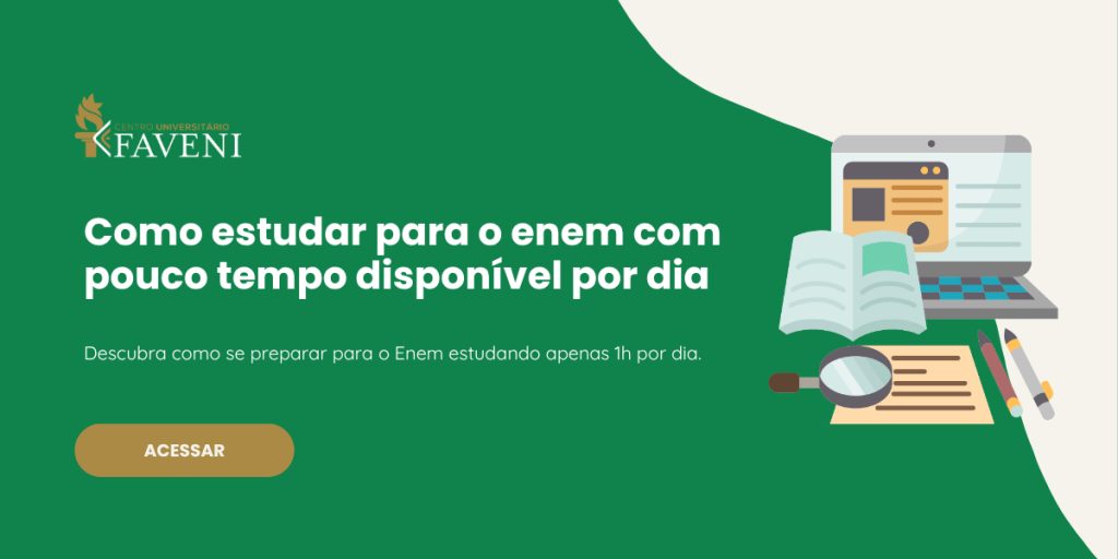 Como estudar para o enem com pouco tempo disponível por dia