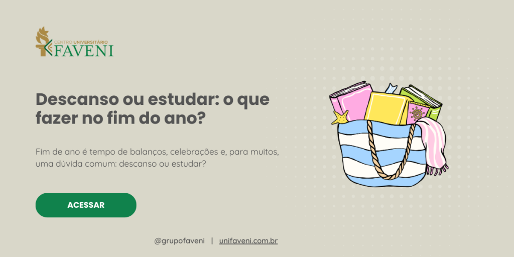 Descanso ou estudar o que fazer no fim do ano