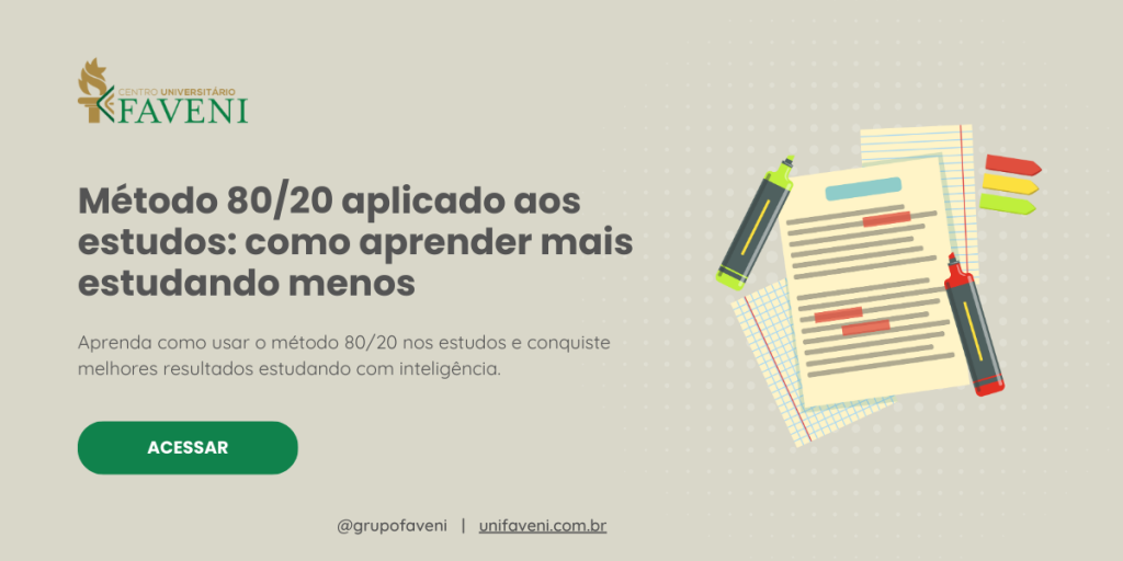 _Método 8020 aplicado aos estudos como aprender mais estudando menos