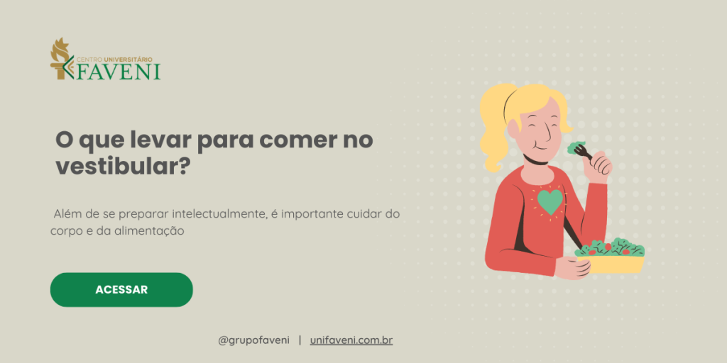 O que levar para comer no vestibular