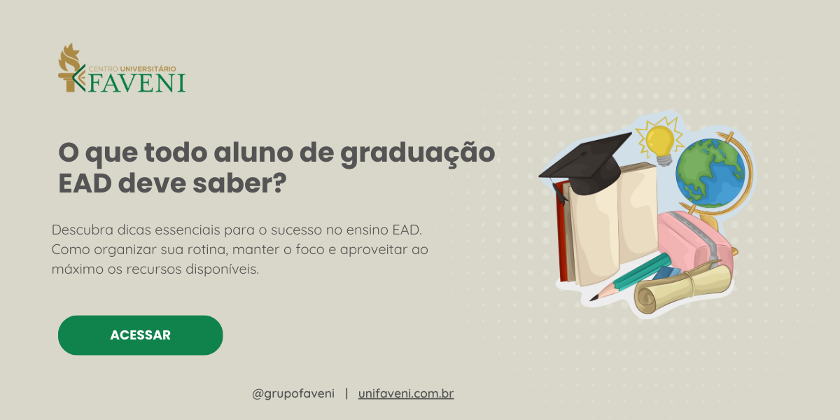 O que todo aluno de graduação EAD deve saber para ter sucesso