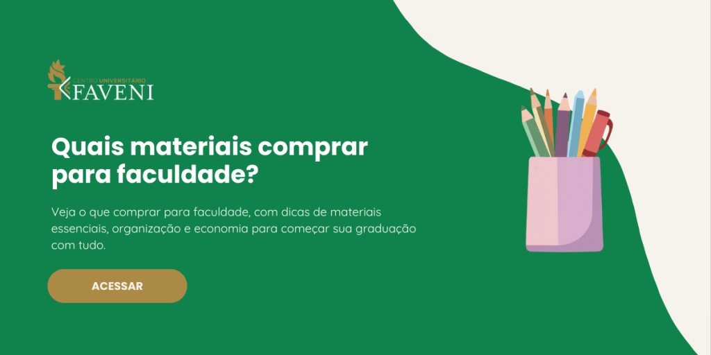 Quais materiais comprar para faculdade