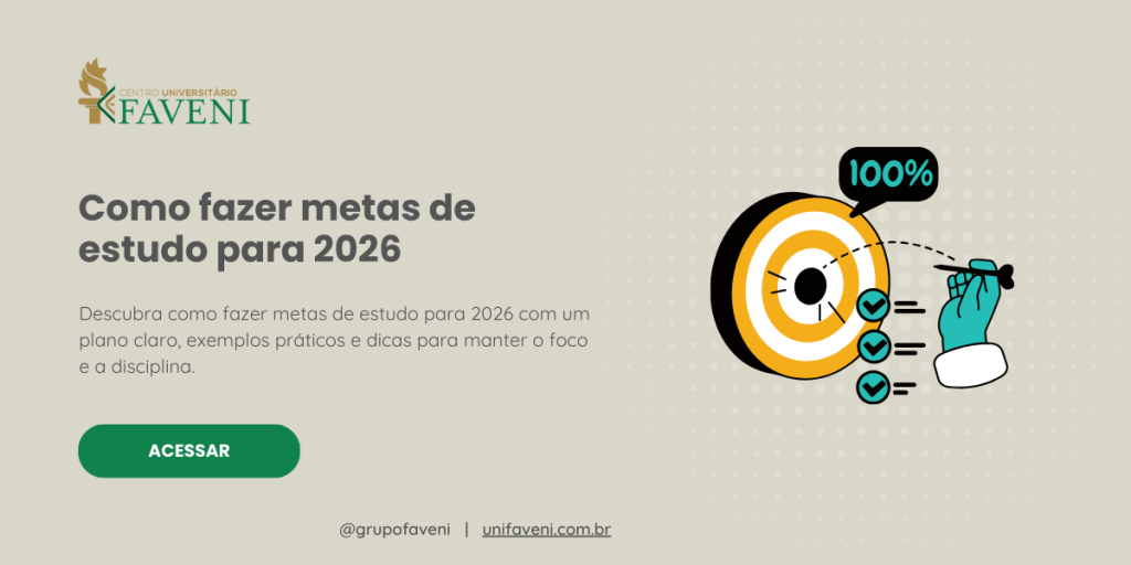 Como fazer metas de estudo para 2026