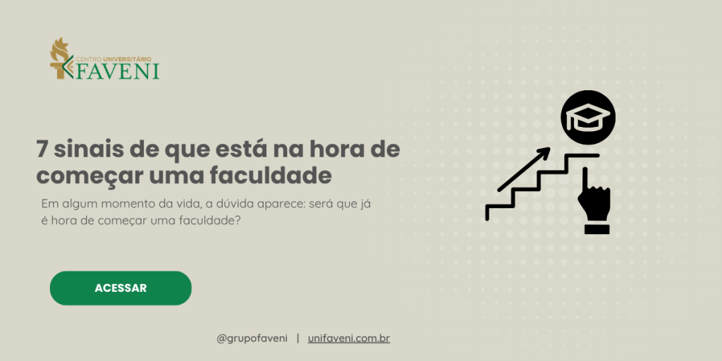 7 sinais de que está na hora de começar uma faculdade