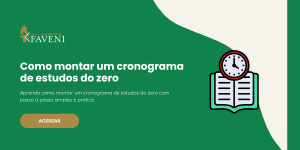 Como montar um cronograma de estudos do zero