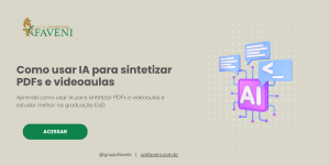 Como usar IA para sintetizar PDFs e videoaulas