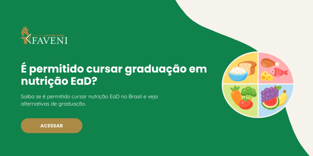 É permitido cursar graduação em nutrição EaD