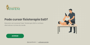 Pode cursar fisioterapia EaD