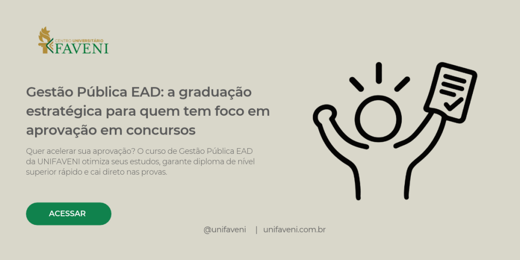Gestão Pública EAD: a graduação estratégica para quem tem foco em aprovação em concursos