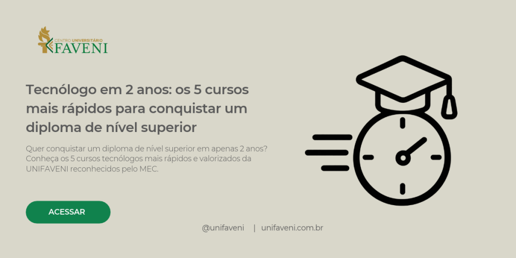 Tecnólogo em 2 anos_ os 5 cursos mais rápidos para conquistar um diploma de nível superior